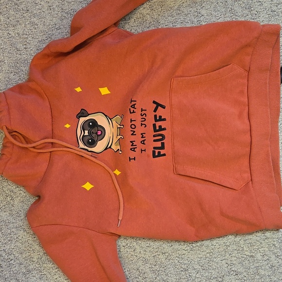 I am not fat I am fluffy Cowlneck - Picture 1 of 1